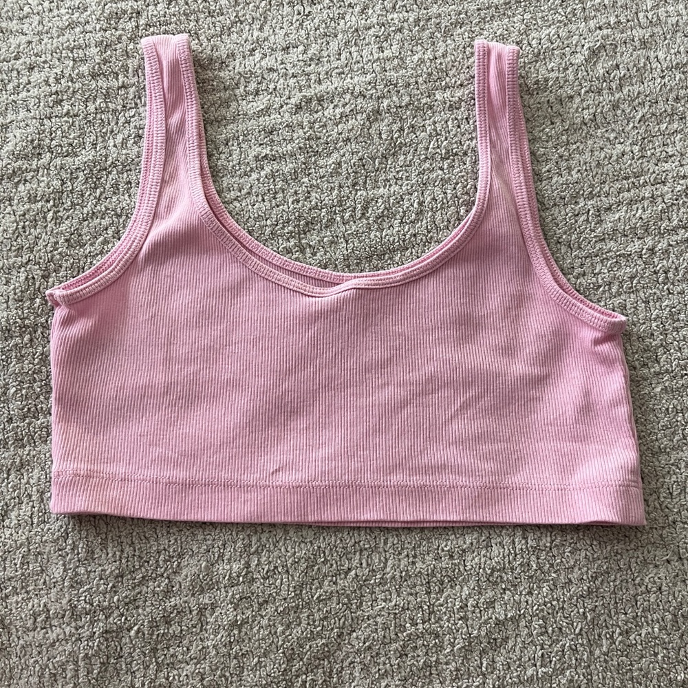 Pink Crop Top